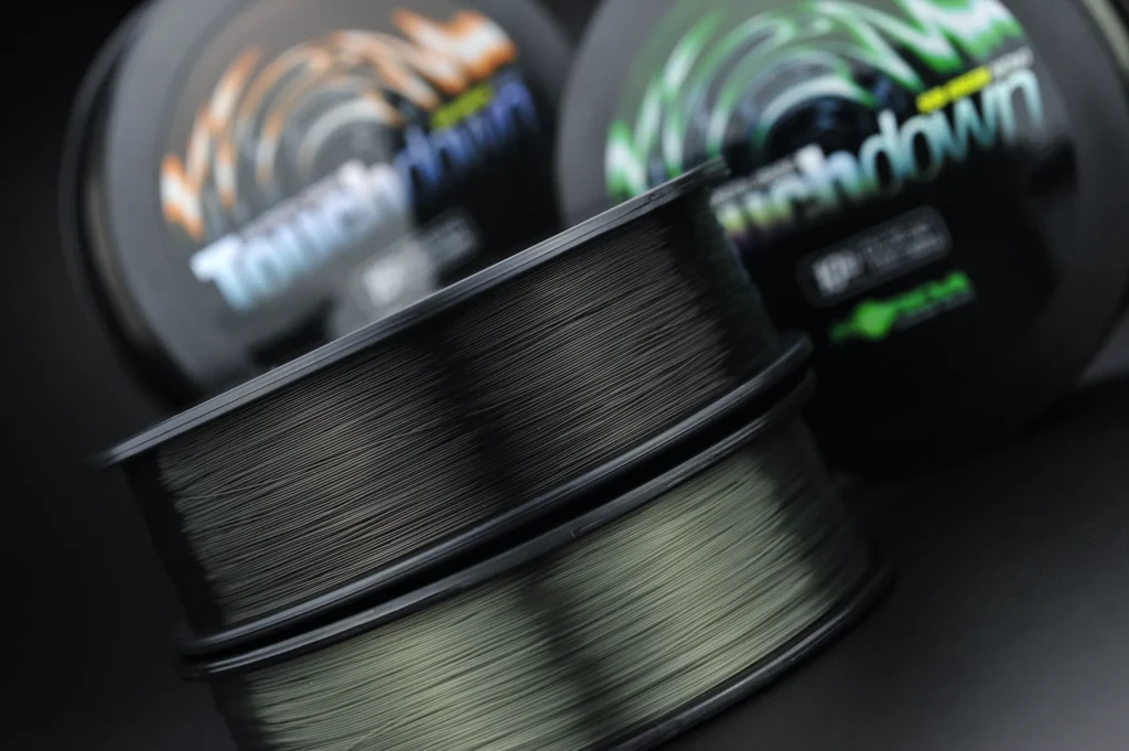 Rig Baiting Spring Tactics: Touch Down is a low stretch sinking mono from Korda